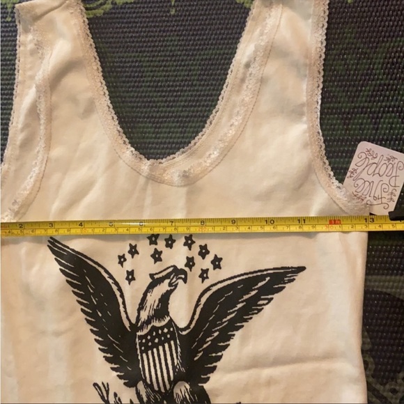 Bandit Brand eagle lace trim tank top - Picture 10 of 11